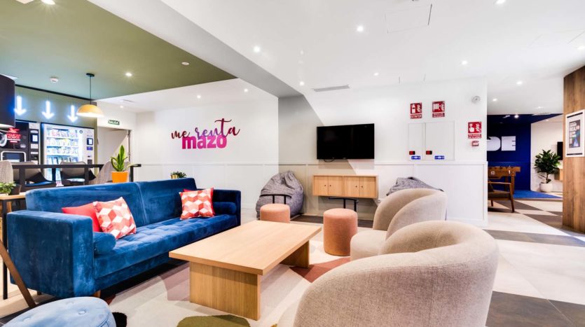 Residencia de estudiantes Madrid Aravaca Livensa Living zonas comunes