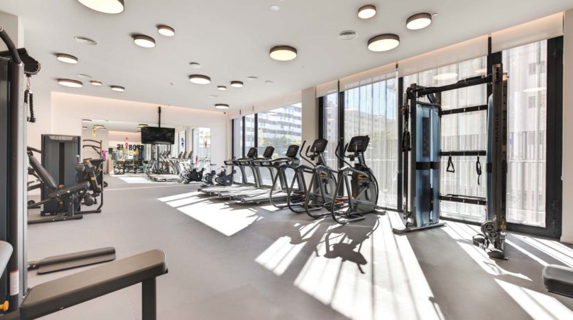 Residencia de estudiantes Madrid Getafe Livensa Living gimnasio