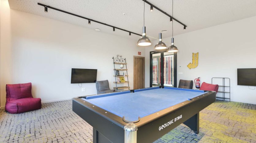 Residencia de estudiantes Madrid Getafe Livensa Living sala de juegos