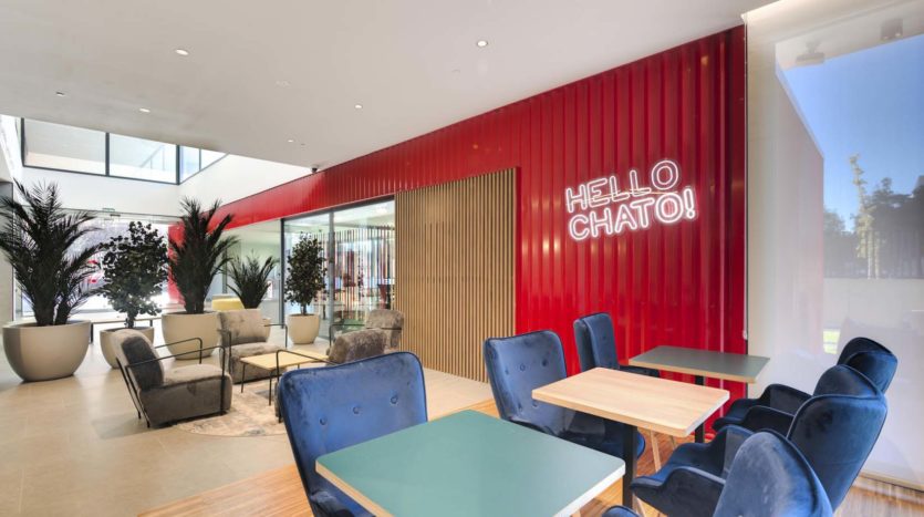 Residencia de estudiantes Madrid Getafe Livensa Living zona común