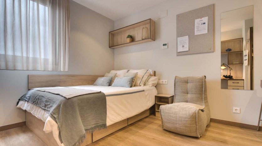Residencia de estudiantes en Salamanca Livensa Living estudio premium