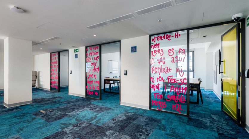 Residencia de estudiantes Livensa Living Sants Badal salas de trabajo