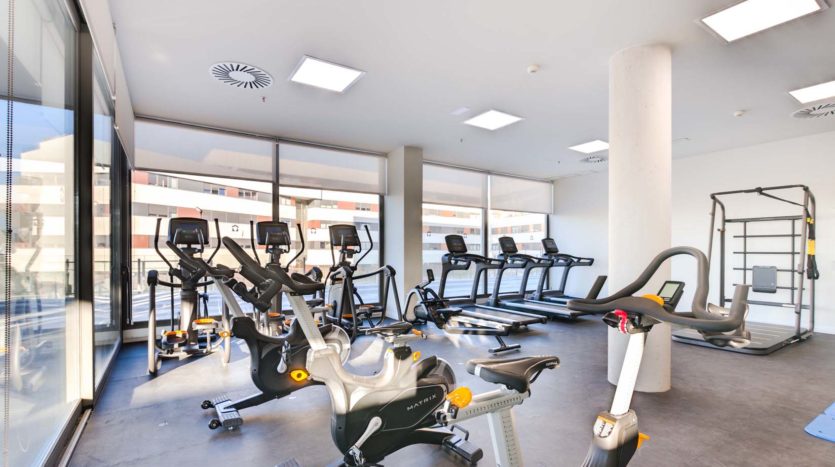 Alojamiento Livensa Living Alcobendas gimnasio