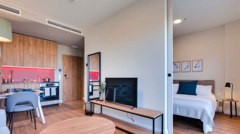 Alojamiento Livensa Living Alcobendas estudio apartamento premium con terraza