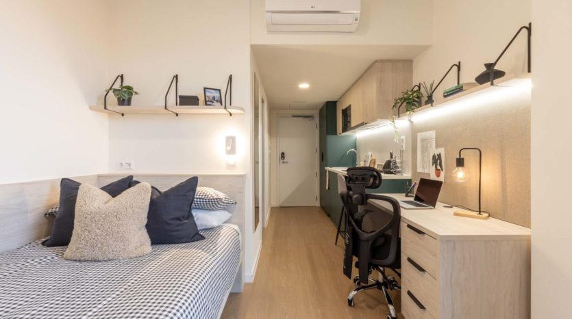 Residencia de estudiantes Nido Living Madrid estudio deluxe