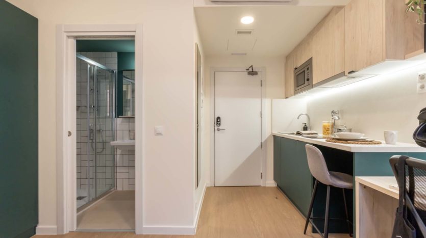 Residencia de estudiantes Nido Living Madrid studio premium