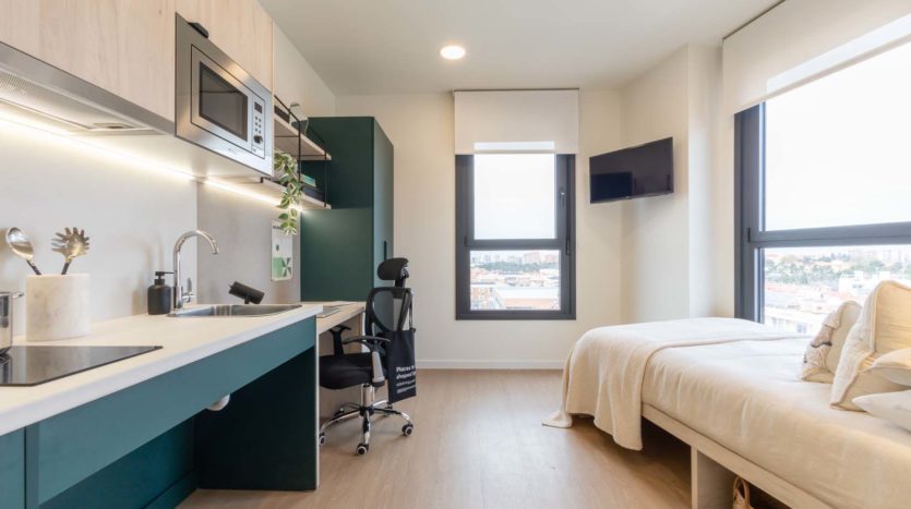 Residencia de estudiantes Nido Living Madrid studio plus superior