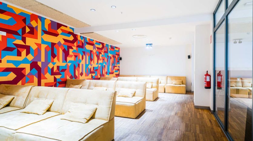 Residencia de Estudiantes Nido Porvenir Sevilla sala de cine