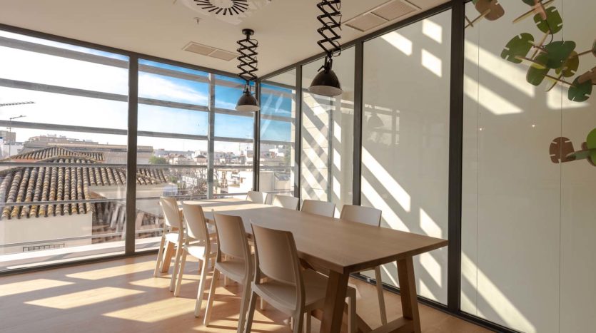 Residencia de Estudiantes Nido Porvenir Sevilla salón privado