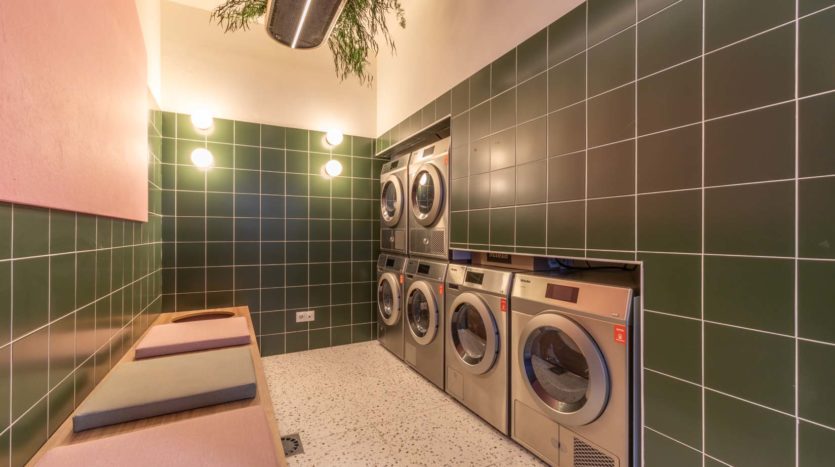 Residencia de estudiantes Nido Living Madrid lavandería