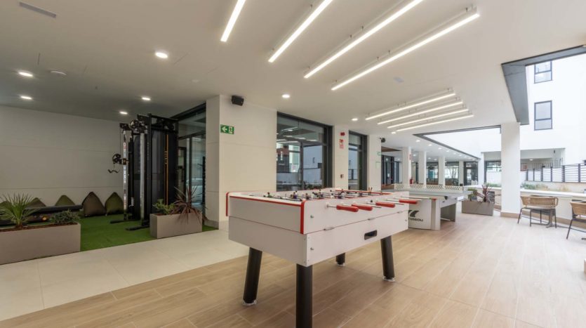 Residencia de estudiantes Nido Living Madrid zona de juegos
