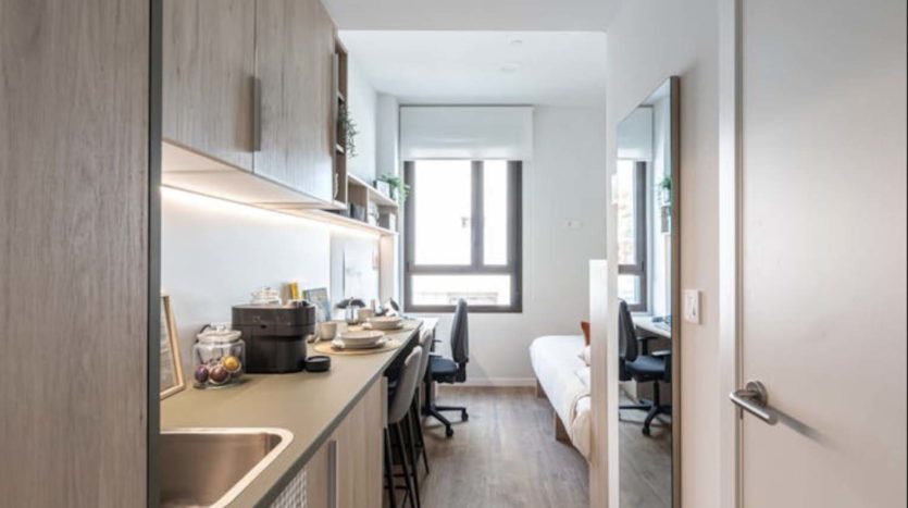 Residencia de estudiantes Nido Malvarrosa en Valencia classic ensuite