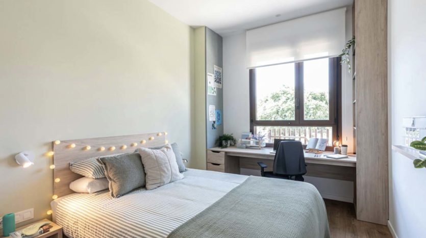 Residencia de estudiantes Nido Malvarrosa en Valencia superior room 2 camas