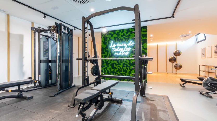 Residencia de estudiantes Nido Malvarrosa en Valencia gym