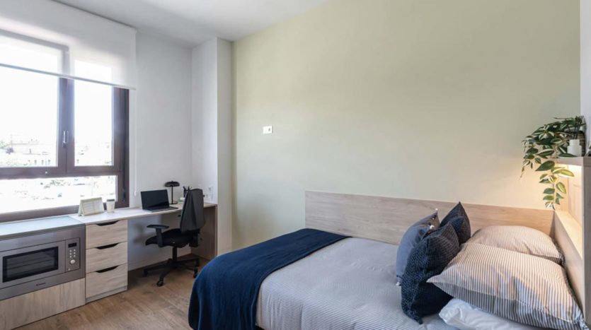 Residencia de estudiantes Nido Malvarrosa en Valencia estudio premium plus accesible