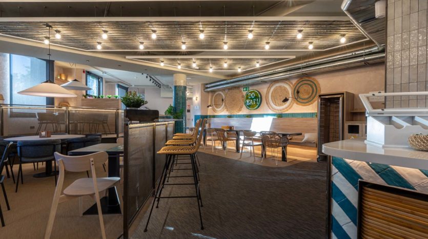 Alojamiento flexible Nido Living Principe Pio en Madrid comedor