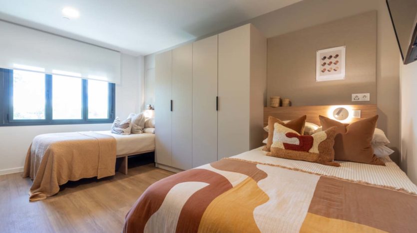 Alojamiento flexible Nido Living Principe Pio en Madrid estudio doble