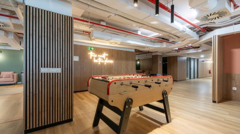 Alojamiento flexible Nido Living Principe Pio en Madrid zona de juegos