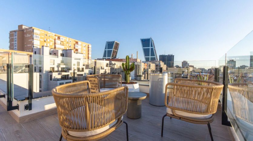 Residencia de estudiantes Nido Living Madrid terraza