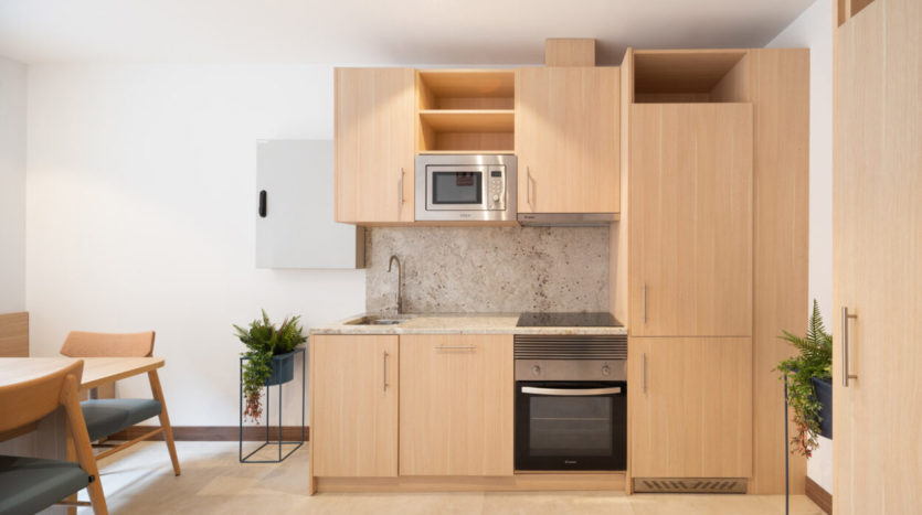 Residencia de estudiantes Nodis en Barcelona salón privado