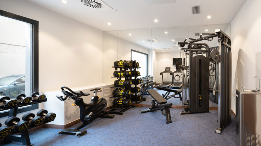 Residencia de estudiantes Nodis en Barcelona gimnasio