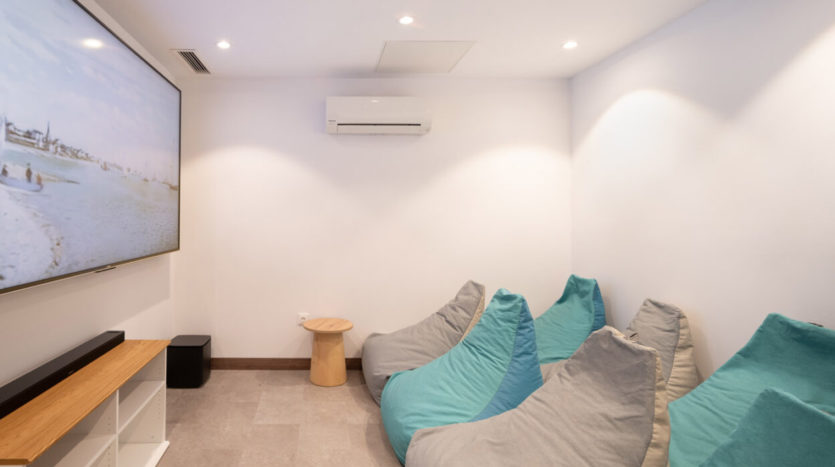 Residencia de estudiantes Nodis en Barcelona sala de cine