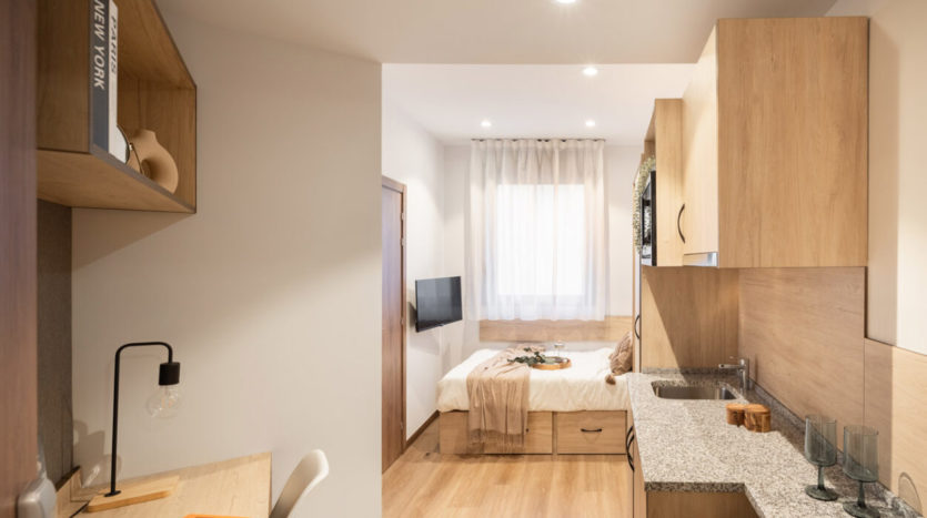 Residencia de estudiantes Nodis en Barcelona estudio