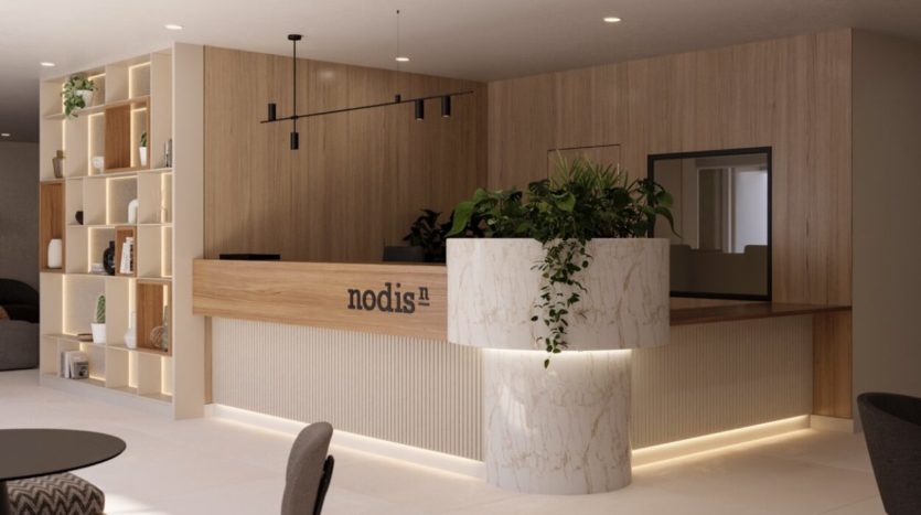 Residencia Nodis Madrid Arturo Soria Recepción