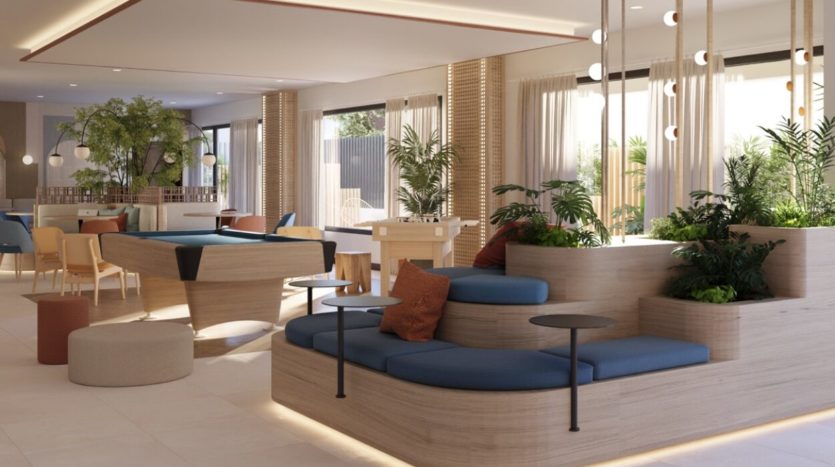 Residencia de estudiantes Nodis Sevilla área de juegos