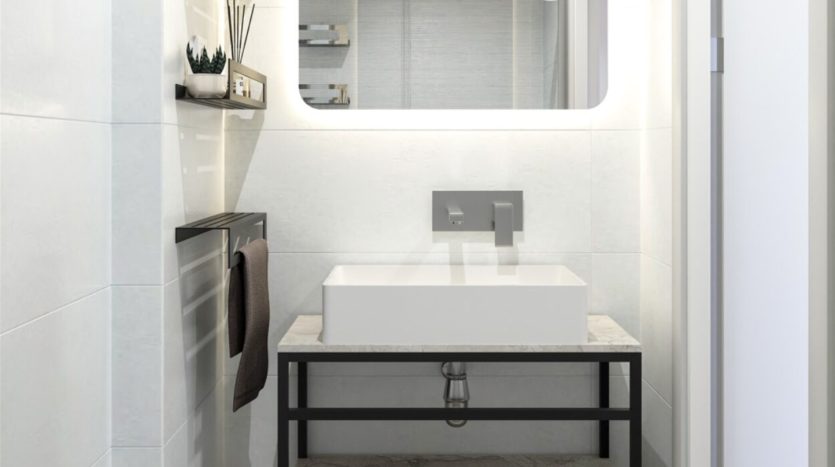 Residencia de estudiantes Nodis Sevilla lavabo