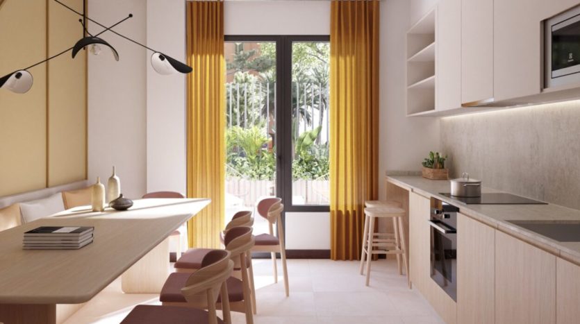 Residencia de estudiantes Nodis Sevilla comedor privado