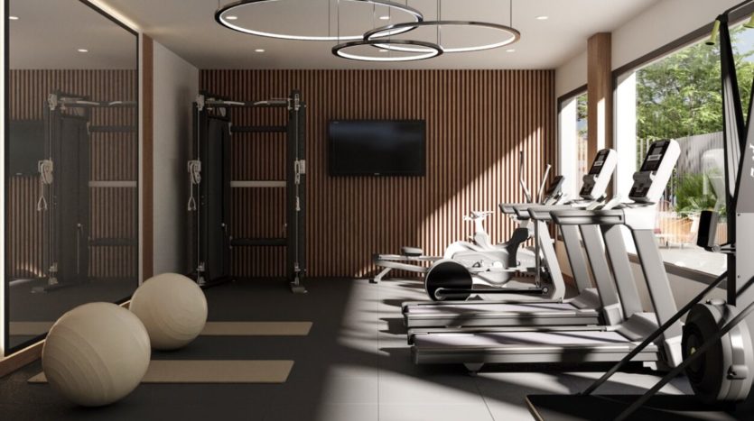 Residencia de estudiantes Nodis Sevilla gimnasio