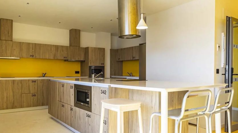 Residencia de estudiantes Sevilla Bermejales cocina