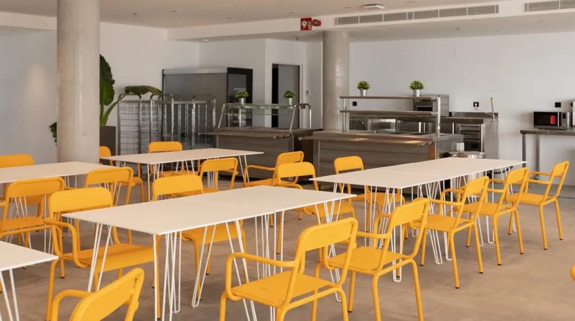 Residencia de estudiantes Sevilla Bermejales comedor
