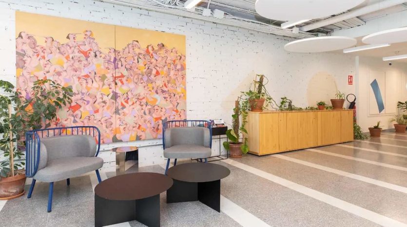 Residencia de estudiantes Yugo Galdós en Madrid recepción