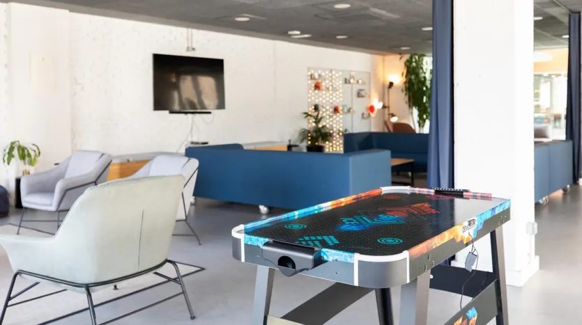 Residencia de estudiantes Yugo Galdós en Madrid zona de juegos