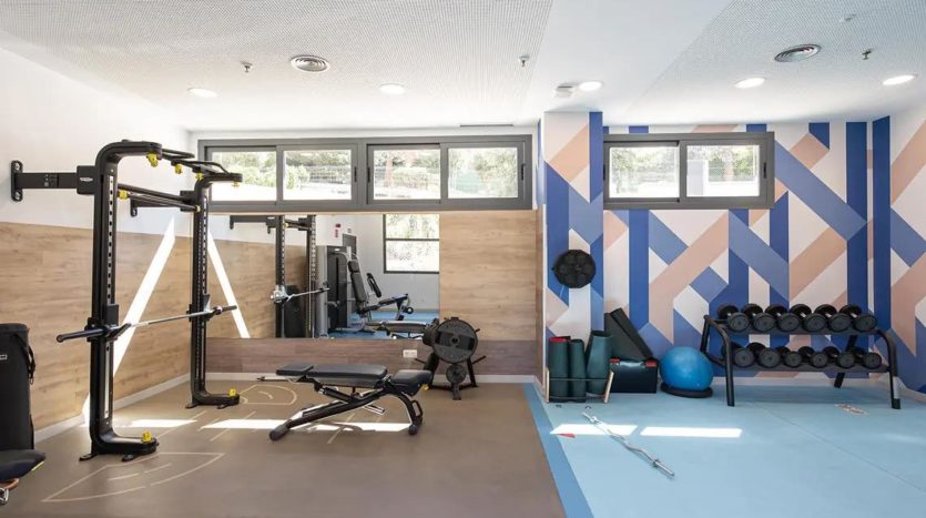 Residencia de estudiantes en Madrid Emilia Pardo Bazán gimnasio