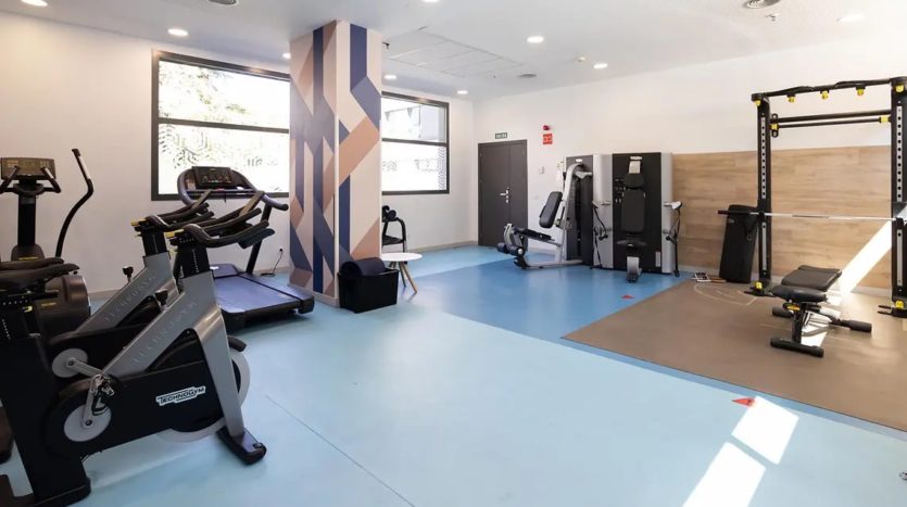 Residencia de estudiantes en Madrid Emilia Pardo Bazán gym