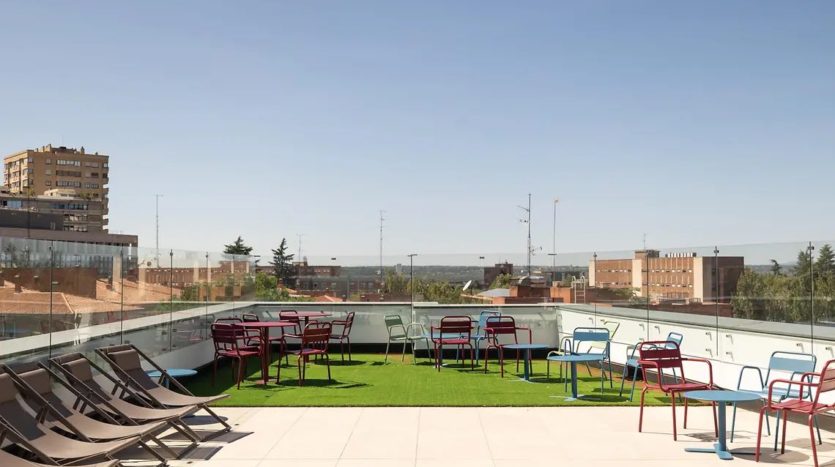 Residencia de estudiantes en Madrid Emilia Pardo Bazán terraza azotea